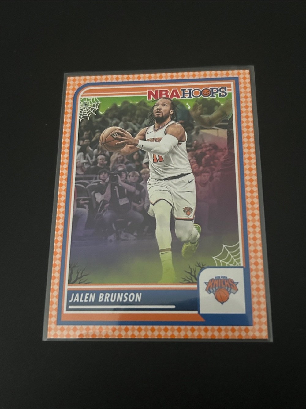 Jalen Brunson 2023-24 Panini Haunted Hoops #242 Orange - Knicks